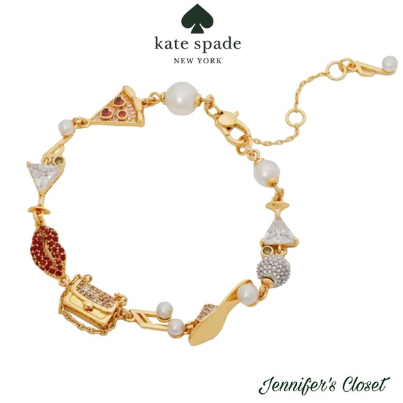 Town Bracelets NWT ♠️ KateSpade Hit The Town Charm Bracelet - Main Image